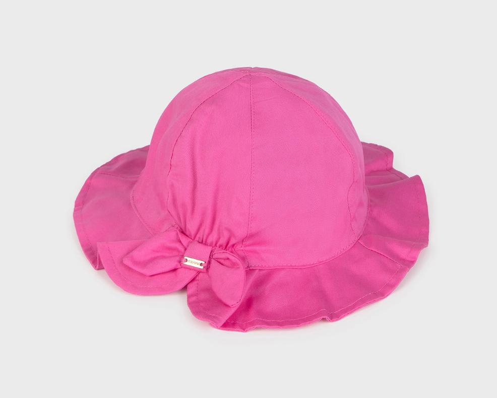 Baby Bow Bucket Twill Hat Fuchsia MYR225
