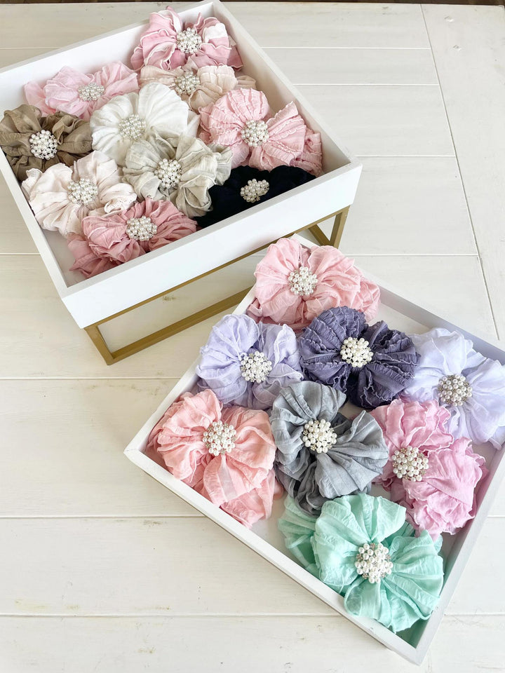 Pearl Ruffled Headband RRA525