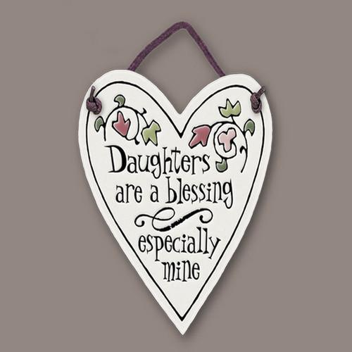 Daughter Blessing Heart Wall Art SPN925