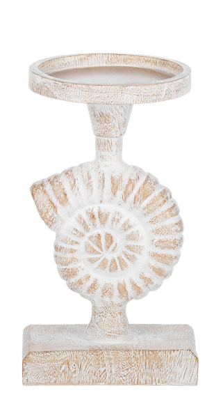 Short Starfish, Shell & Sea Turtle Pillar Holder GNZ325