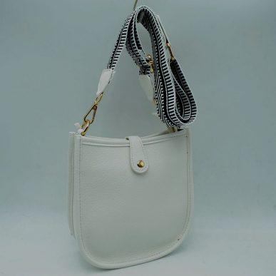 Mini Flap Crossbody Bag w/Braided Strap LQF018 EMH