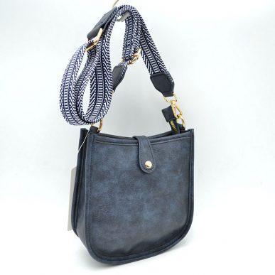 Mini Flap Crossbody Bag w/Braided Strap LQF018 EMH