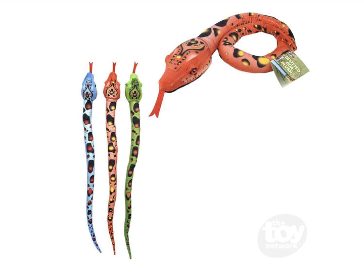 Spotted BOA Snake Plush 36” TTN526