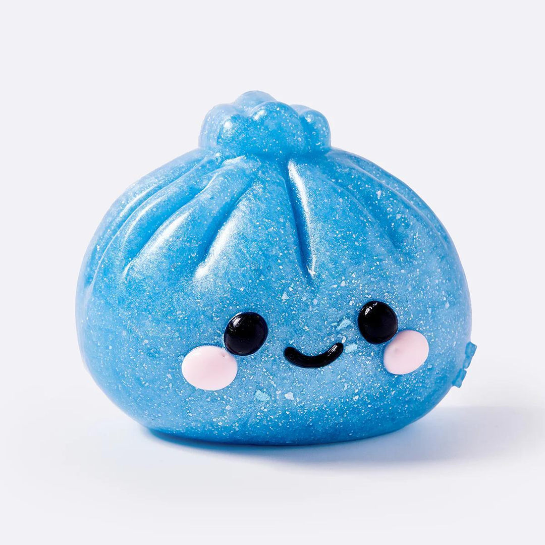 Blue Glitter Dumpling Squishy TAB726