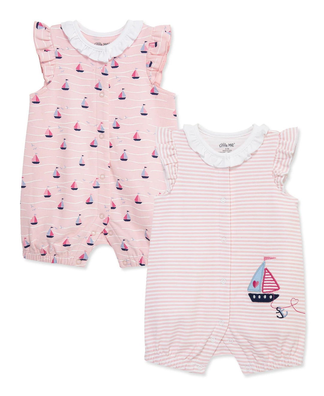 2 pack Sailboat Romper Set LTM326