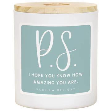 PS Hope You Know...Candle Van SIS