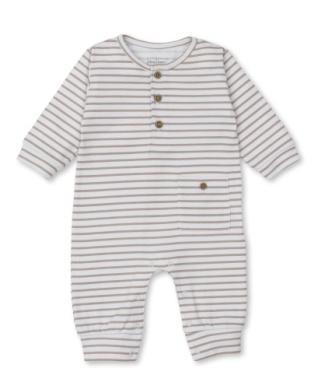 Bear Talk Playsuit Stripe Brown KSY