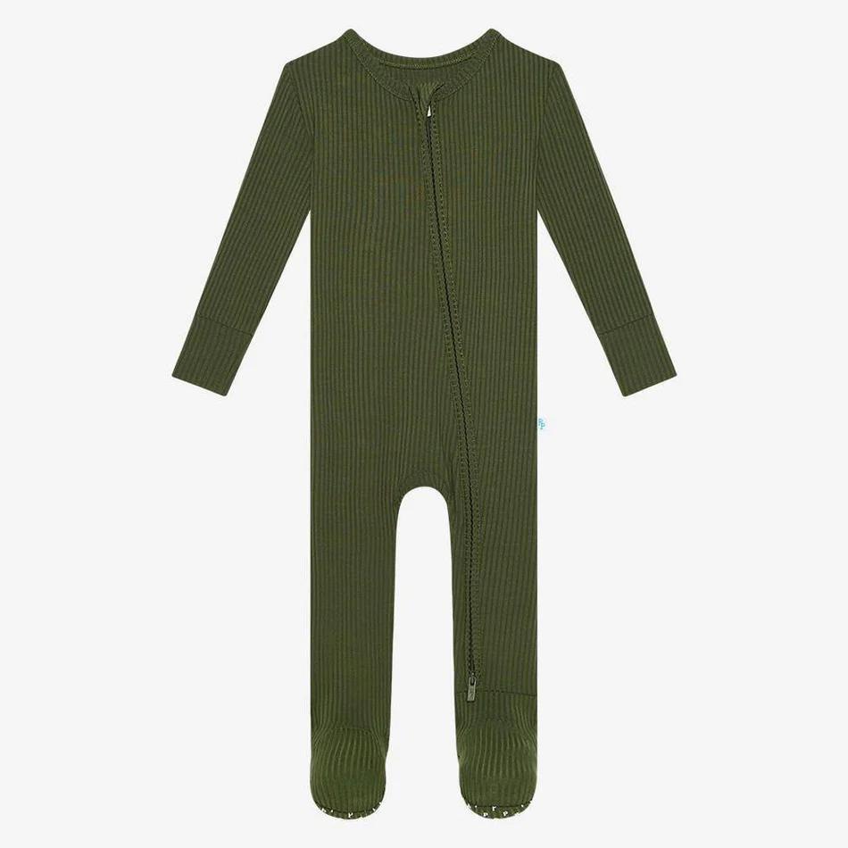 Pine Zipper Footie PPI