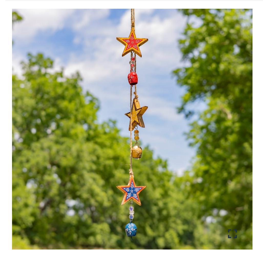 HANGING METAL DECORATIVE WIND CHIME CHAINS ZAR525
