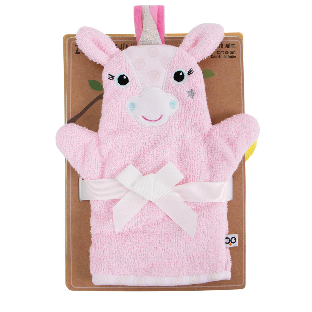 Baby Plush Terry Bath Mitt - Allie Alicorn ZCI226