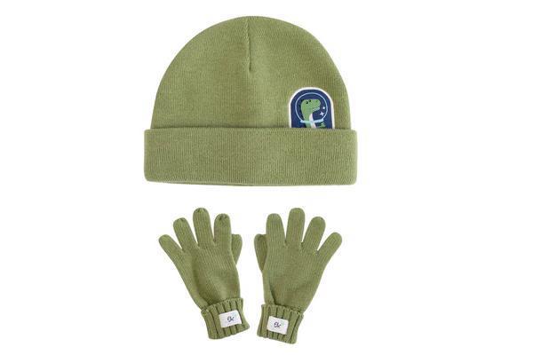 Beanie & Gloves Set Medium-Dino FJK