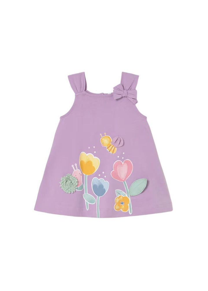 Baby Graphic Lavender Dress MYR1026