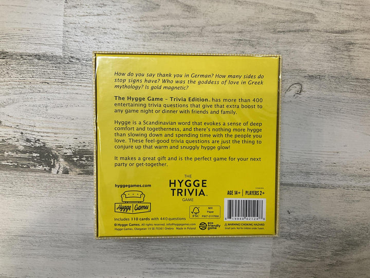 The Hygge Trivia Edition Game HGY