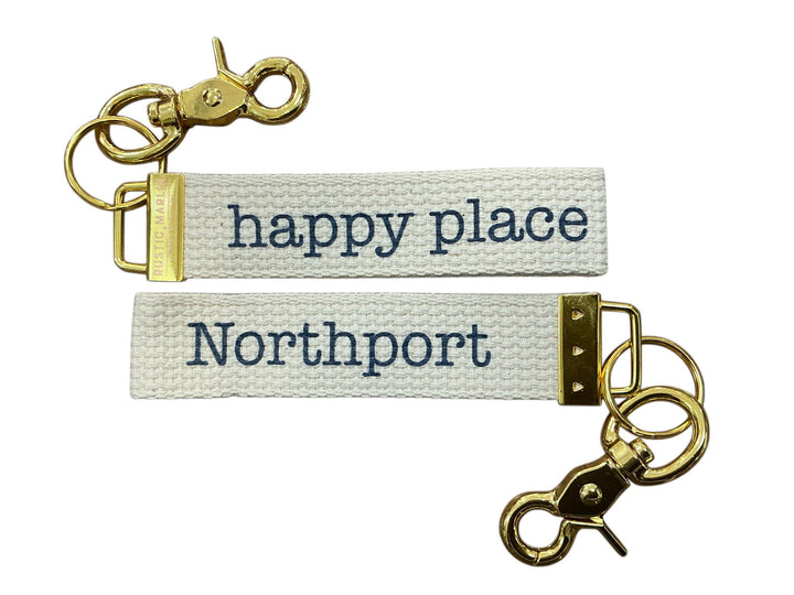 Happy Place-Northport Keychain RMP626