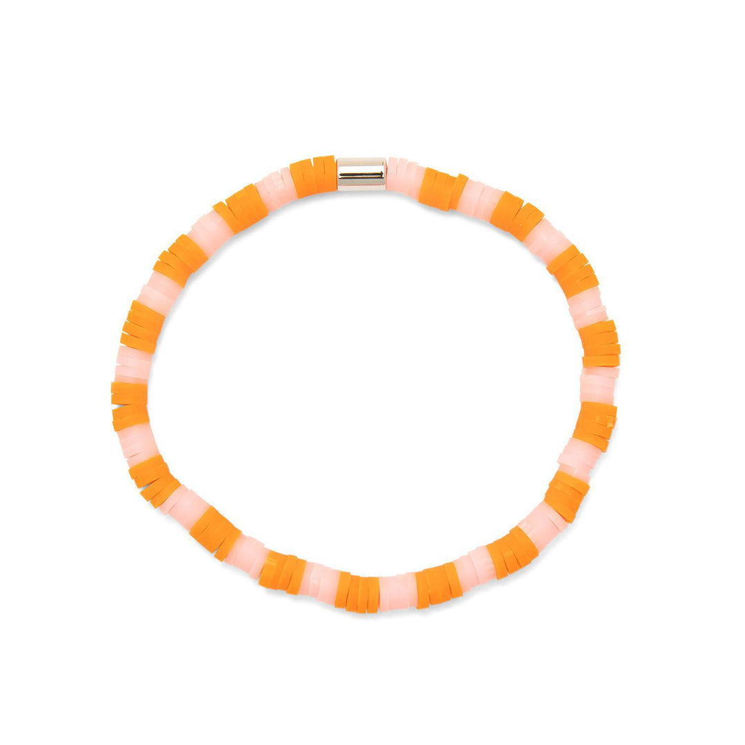 Seascape Vinyl Disc Stretch Bracelet PUR425