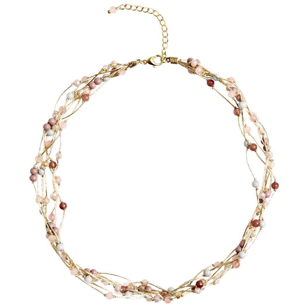 Akha Jill Multistrand Beaded Necklace MAR426