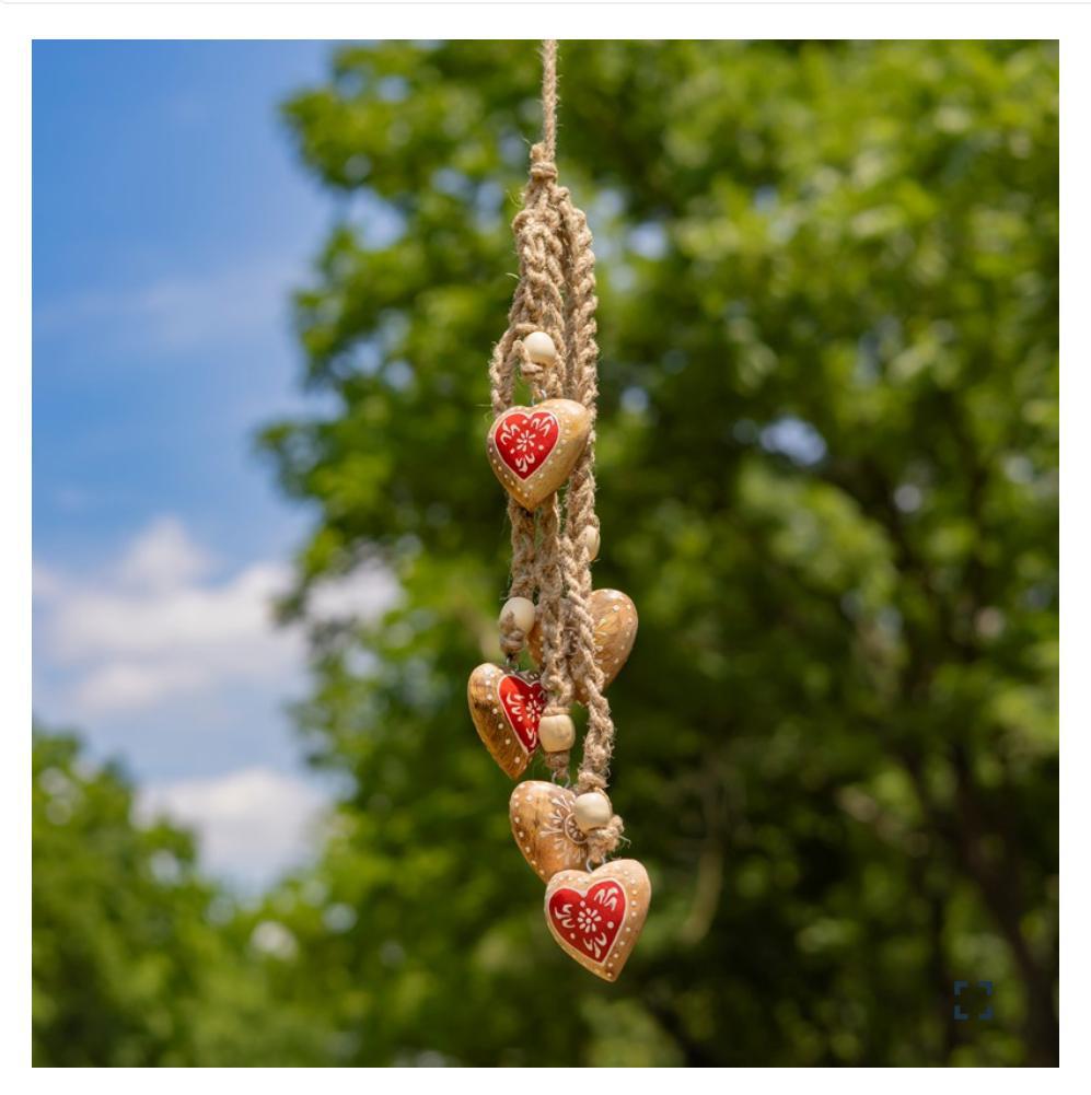 HANGING METAL DECORATIVE WIND CHIME CHAINS ZAR525