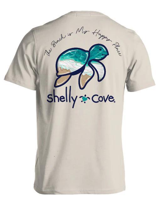 Beach Is My Happy Place-Turtle T-Shirt S/S PUP525