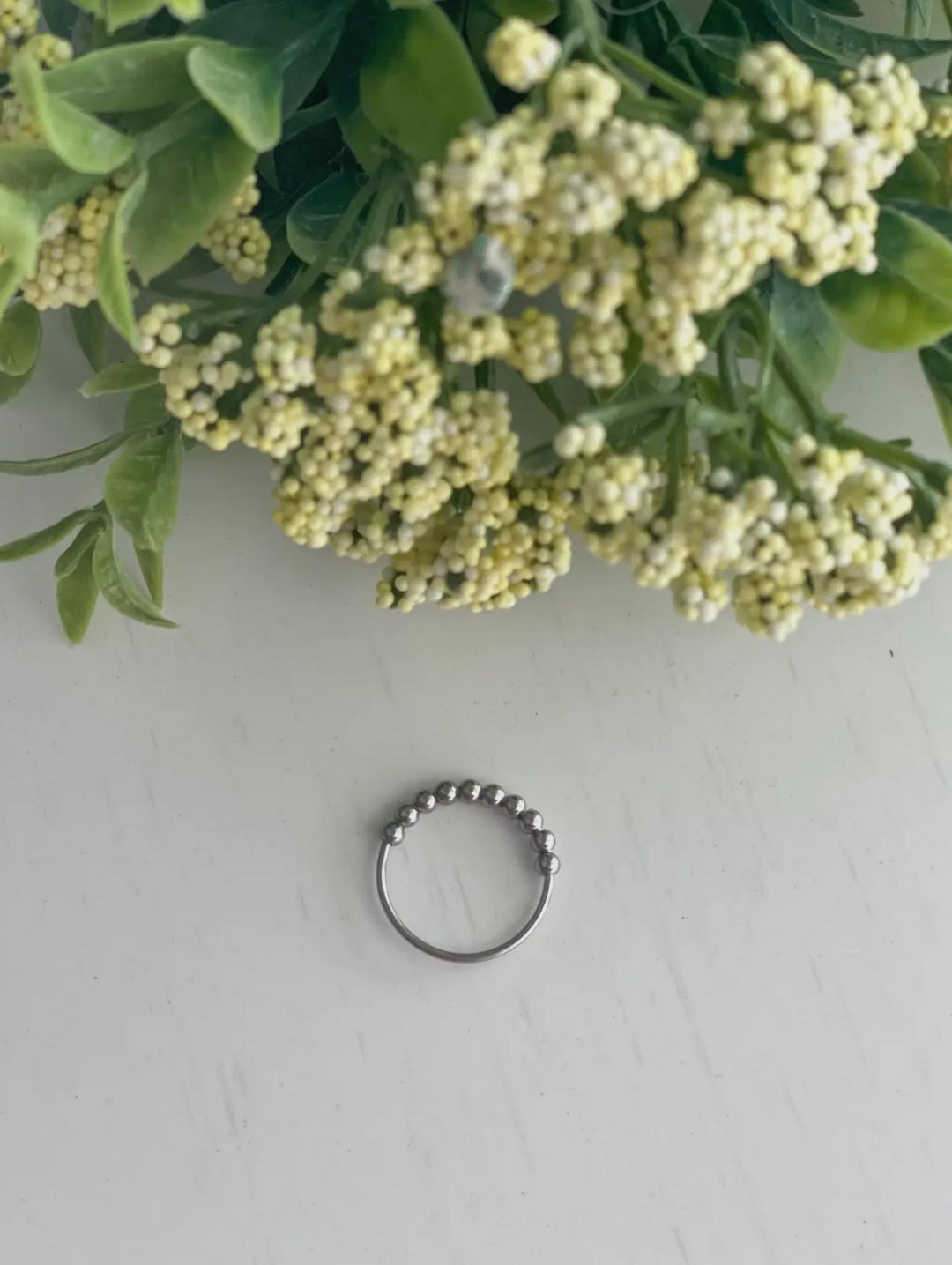 Harris Girls Anxiety Beaded Ring Silver/Gold HGR