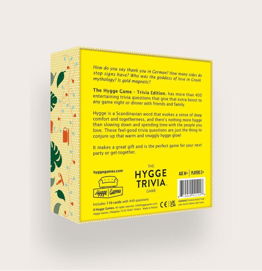 The Hygge Trivia Edition Game HGY