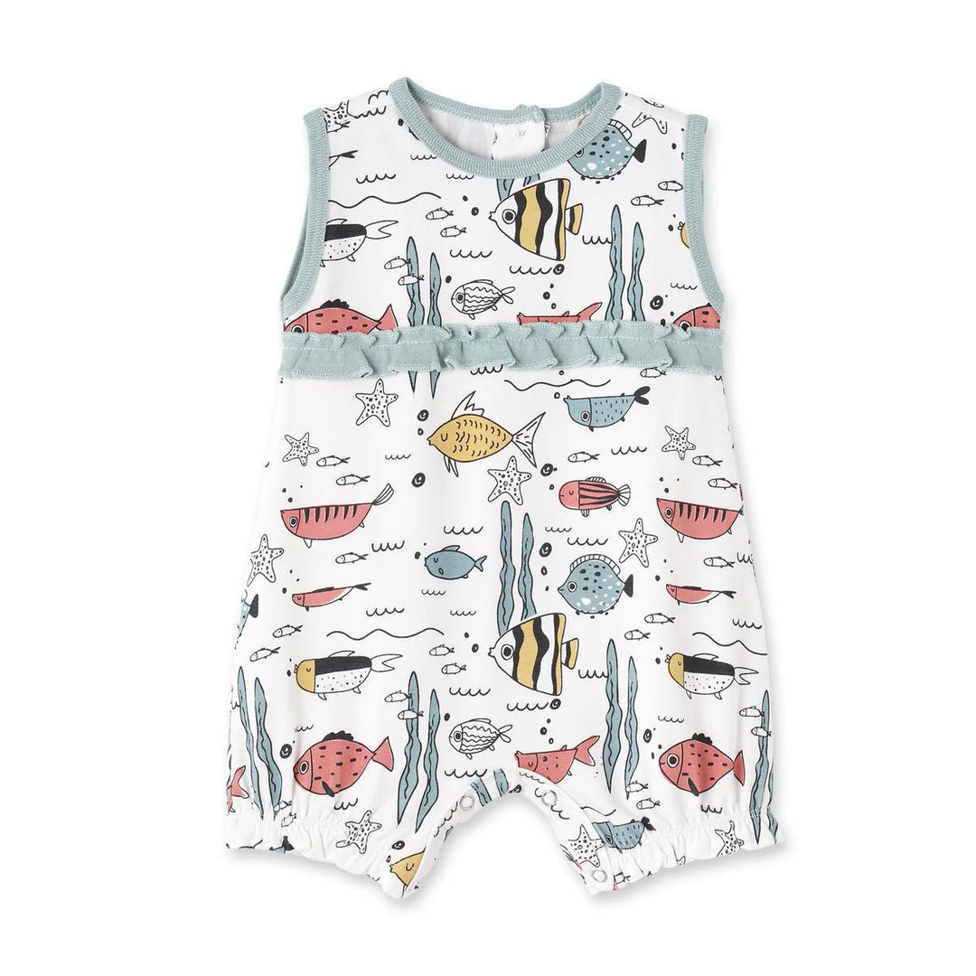Under The Sea Sleeveless Ruff Romper 6-9m TSB