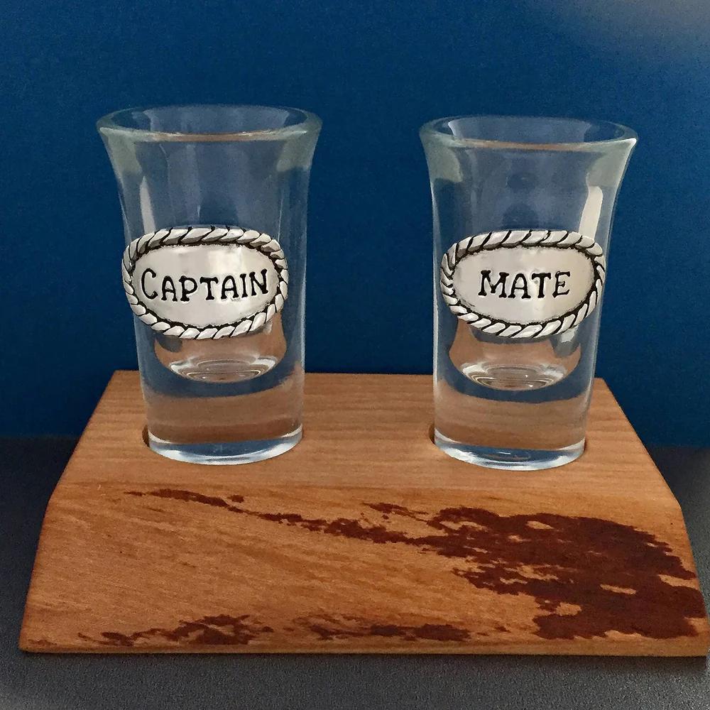 Captain & Mate Shot Glass Set BSP