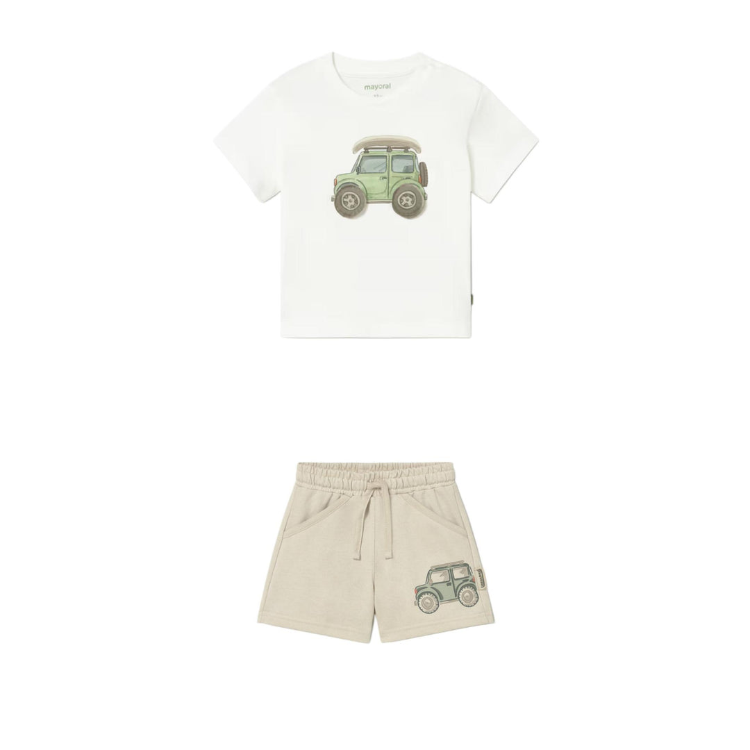 Baby Jeep Applique T-Shirt & Shorts MYR0126