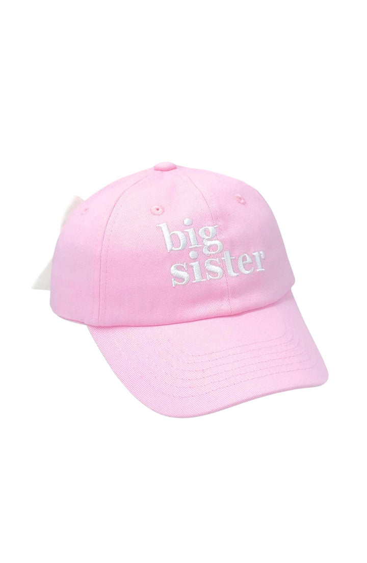 Big Sister Bow Baseball Hat Pink BAB426