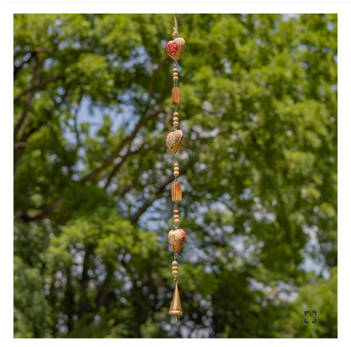 HANGING METAL DECORATIVE WIND CHIME CHAINS ZAR525