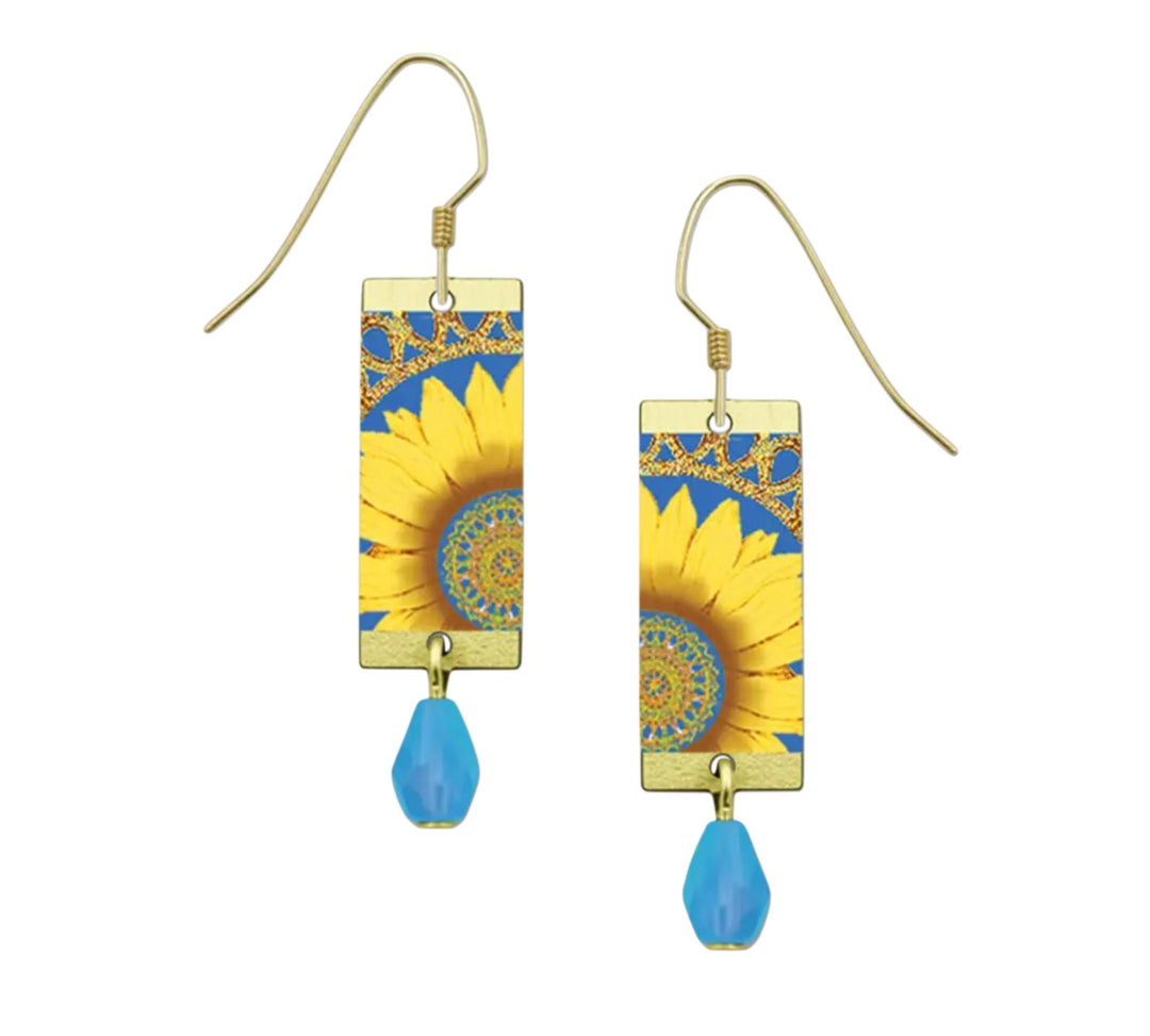 Yellow Sunflower Earrings LT626