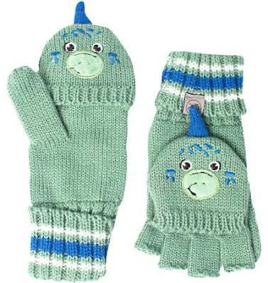 Knit Fingerless Gloves w/ Flap FJK925