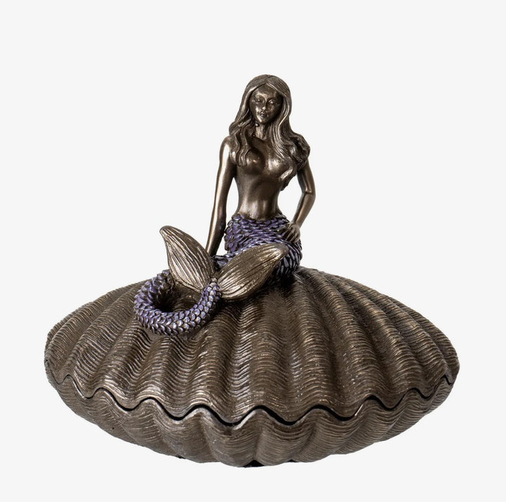 Mermaid On Shell Box PTC336