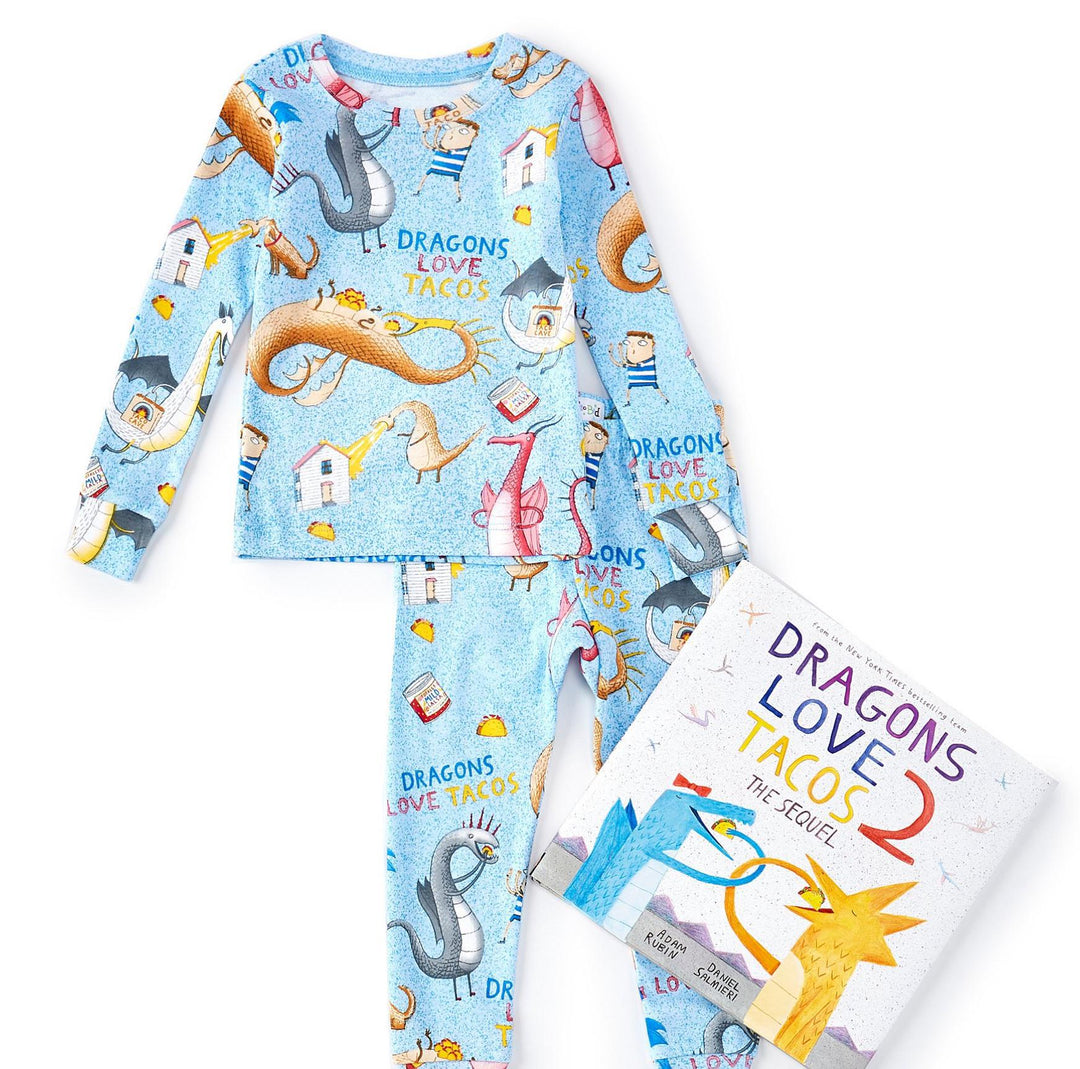 Dragon Loves Tacos Pj Set 4T BTB