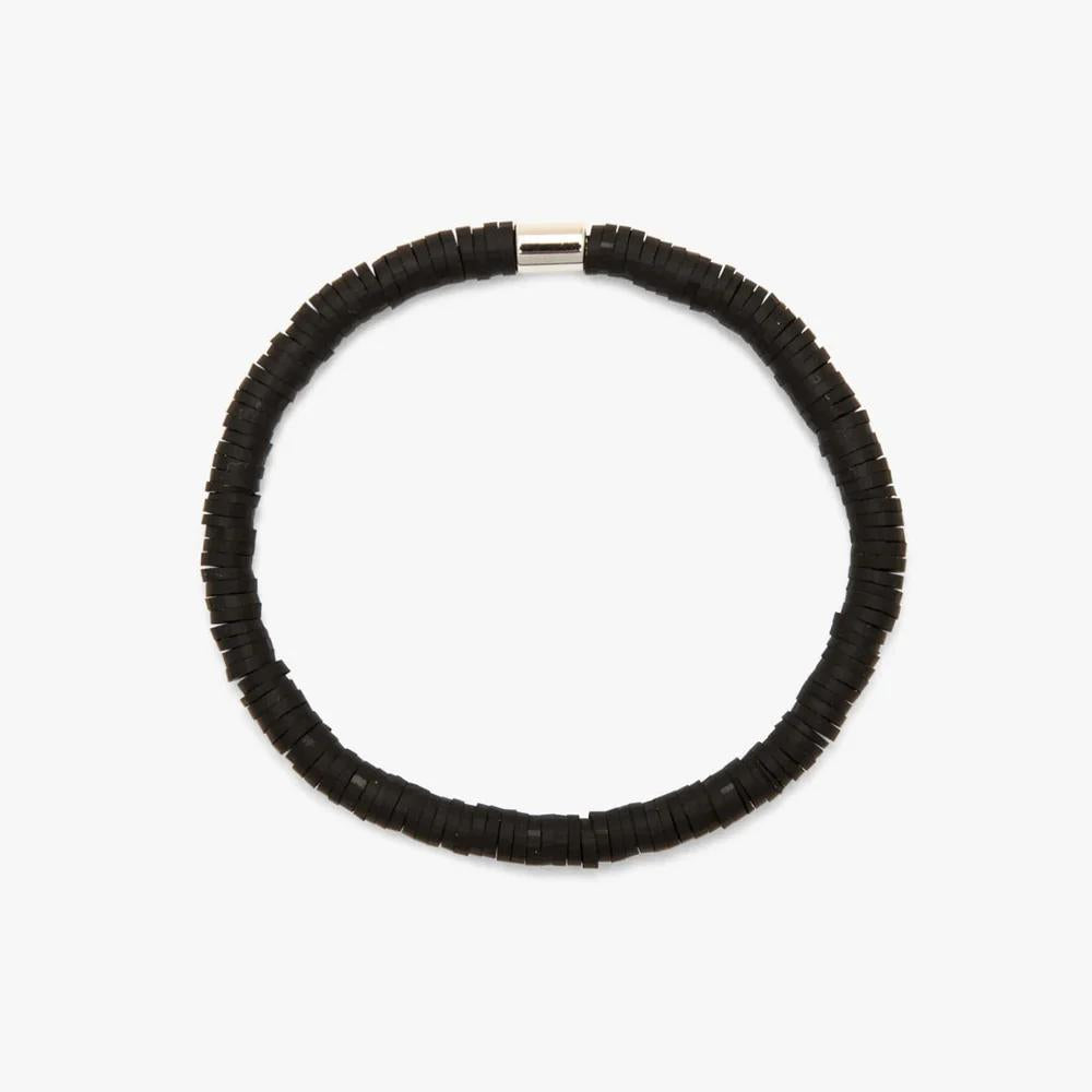 Black Seascape Stretch Bracelet PUR325