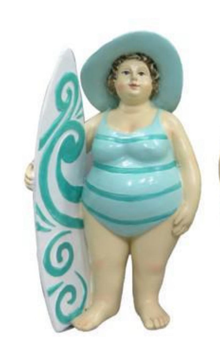 Resin Beach Couple Surf Asst. FTG325