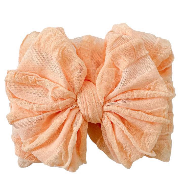 Ruffled Bow Headband RRA