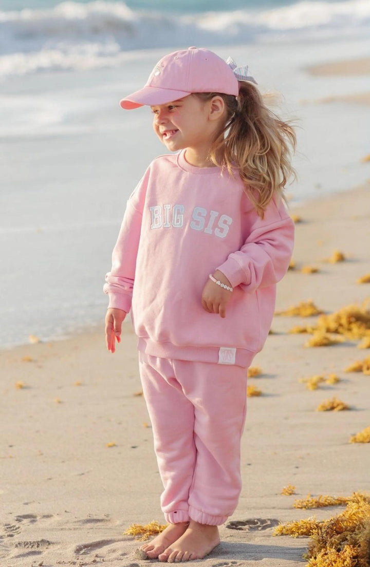 Big Sis Sweatshirt Pink BAB426