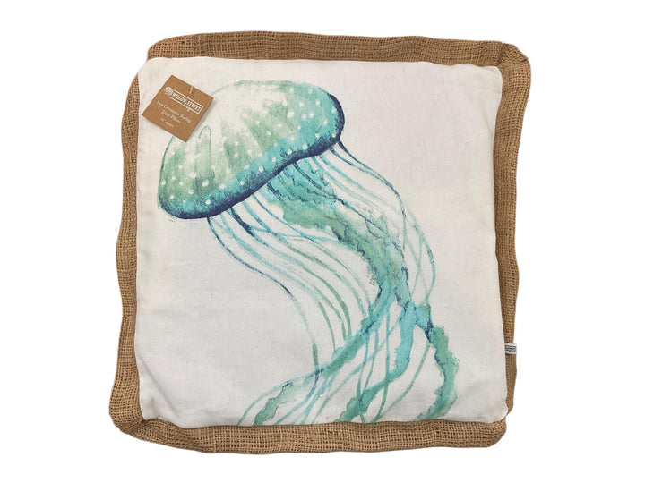 Sea Creature Burlap Pillow Asst.DEI*