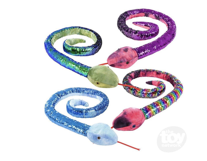 Snake Sequin Plush 26” TTN526