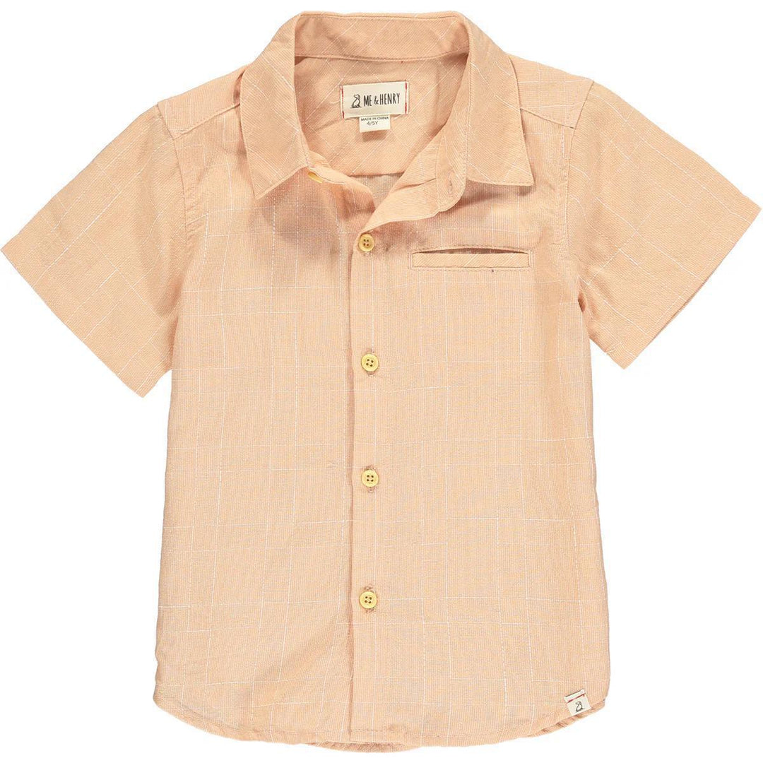 Newport S/S Shirt Salmon-5-6Y MAH