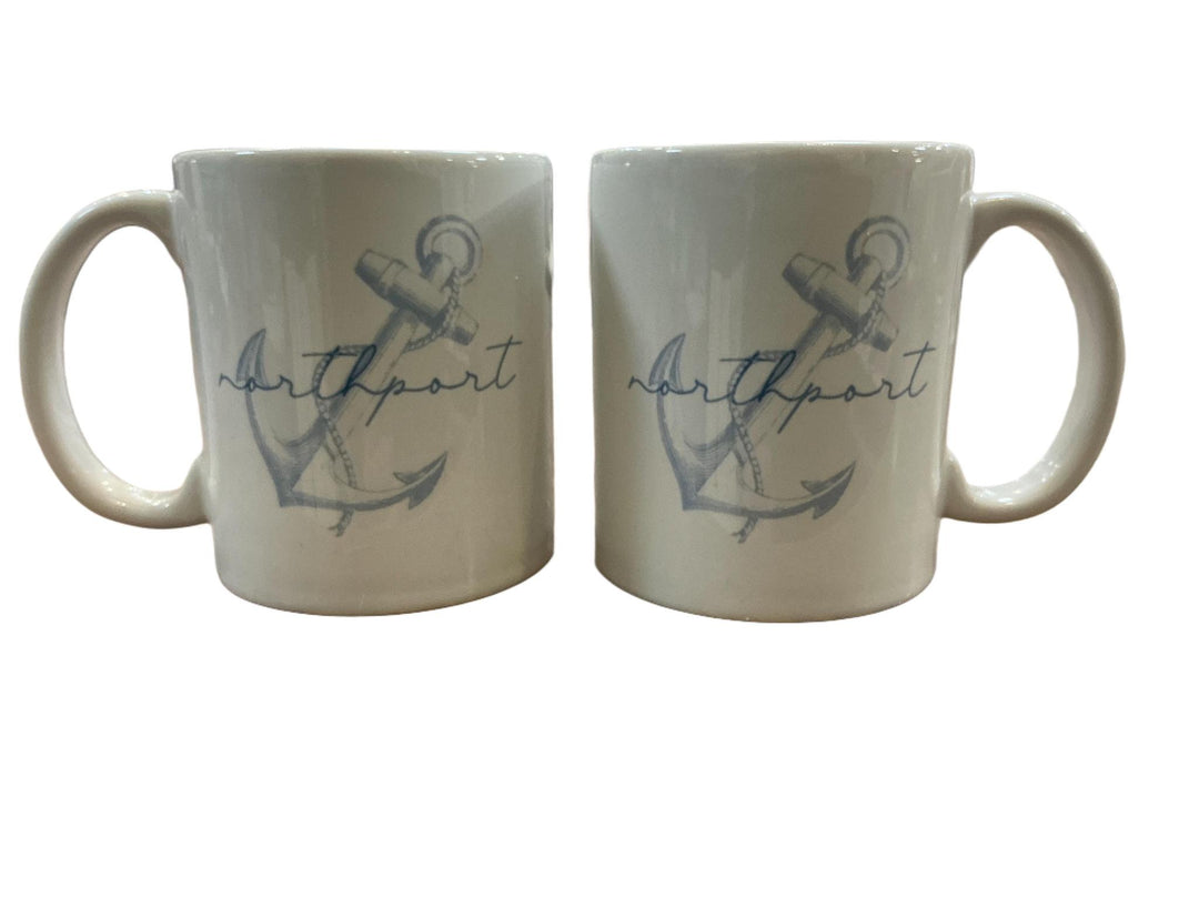 Northport Large Anchor in Script Mug PTT1125
