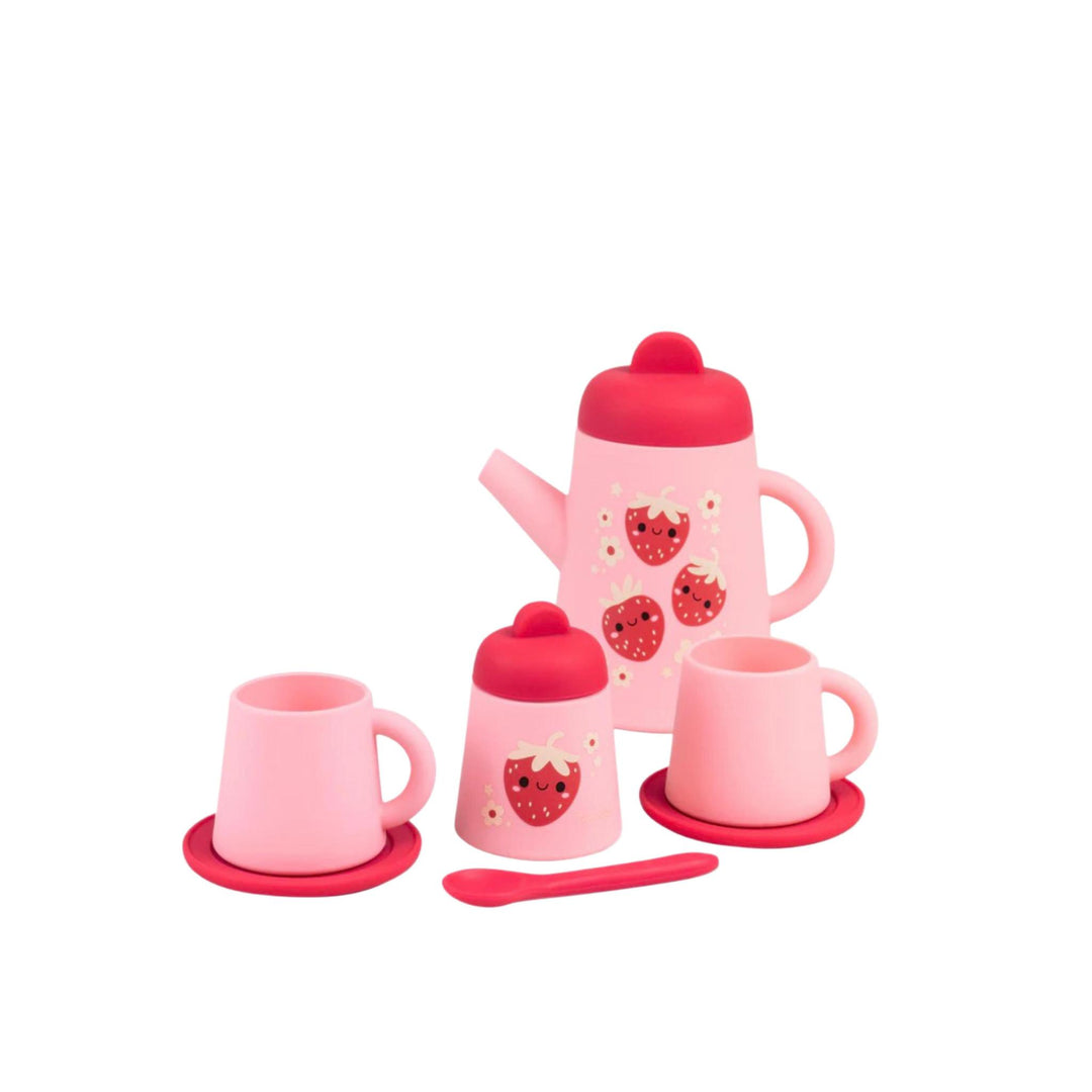 Silicone Tea Set - Strawberry Patch TGR226