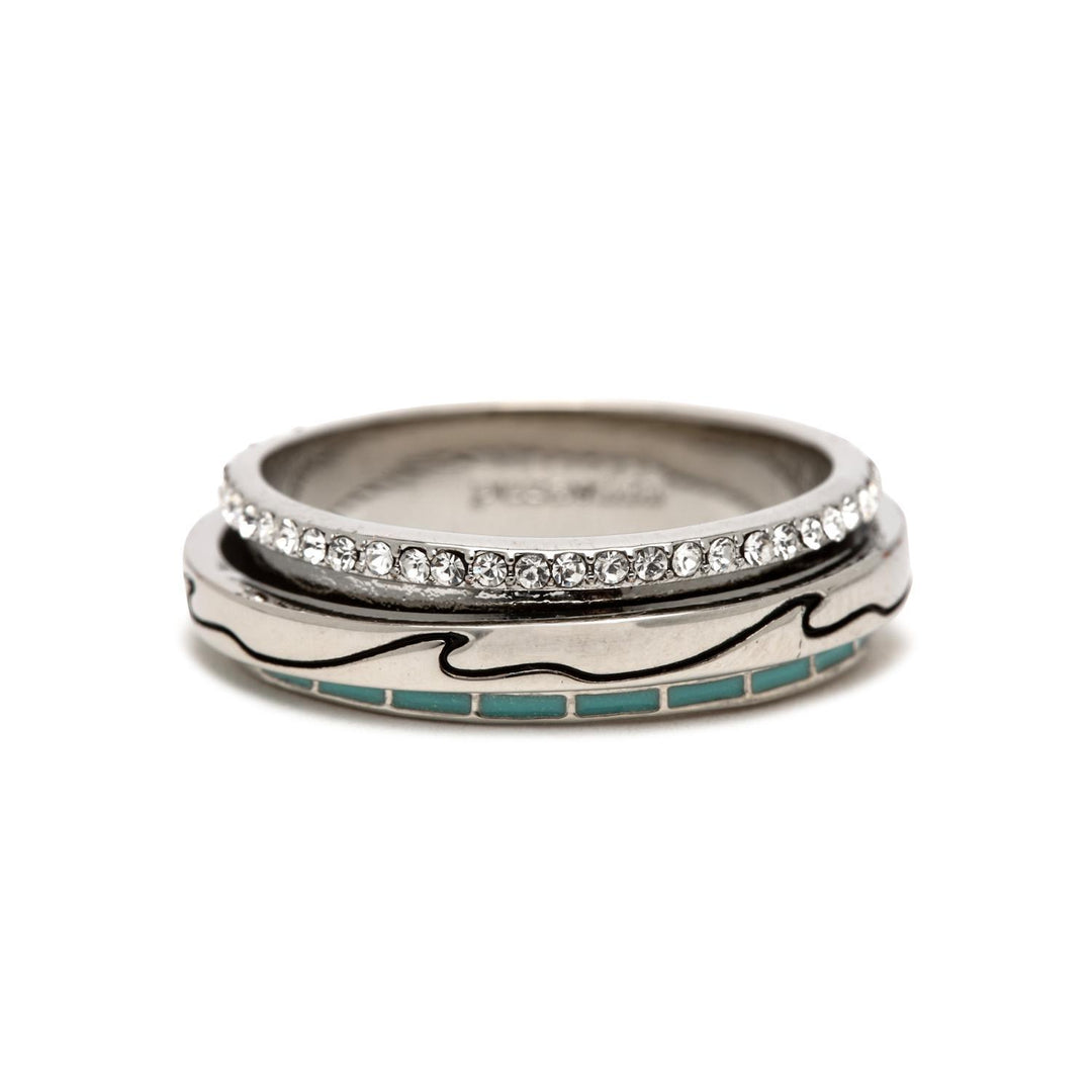 Turquoise Wave Fidget Ring PUR425