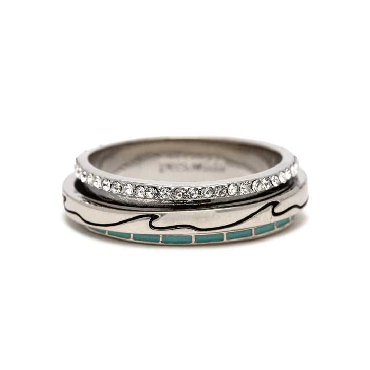 Turquoise Wave Fidget Ring PUR425