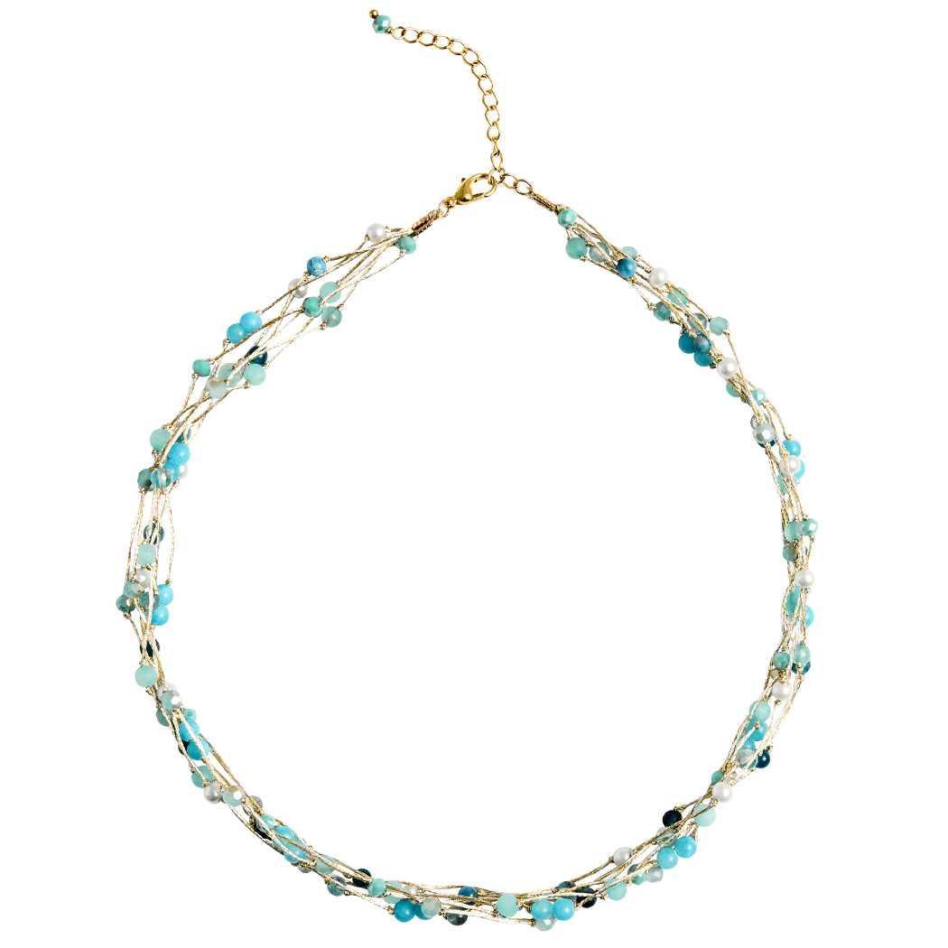 Akha Jill Multistrand Beaded Necklace MAR426