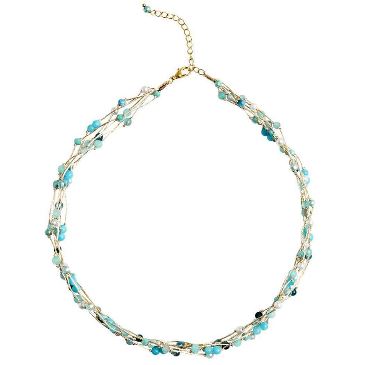 Akha Jill Multistrand Beaded Necklace MAR426