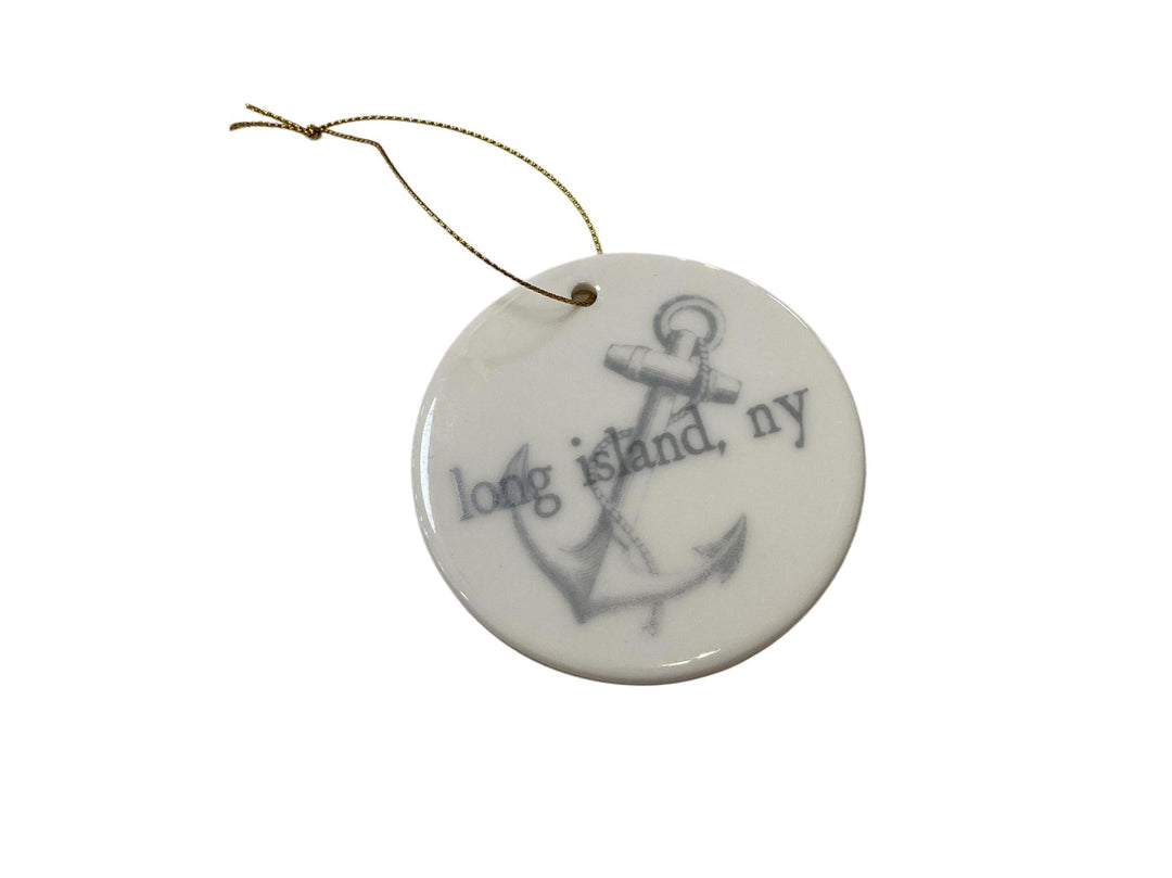 Anchor Round Ornament PTT1024