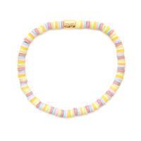 Seascape Vinyl Disc Stretch Bracelet PUR426