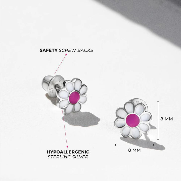 Delightful Daisy Girl Earrings ISJ1025
