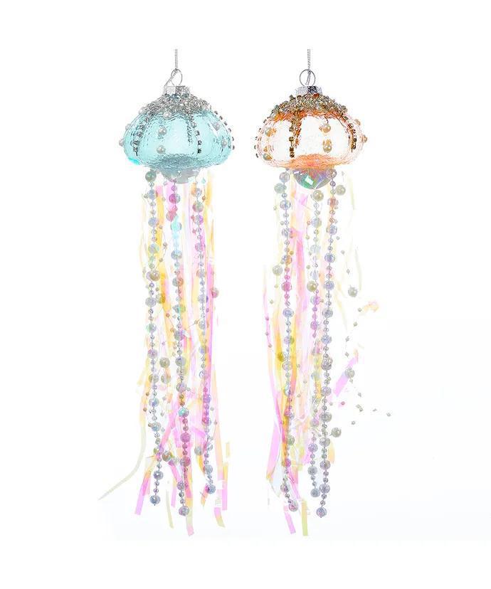 Jellyfish Glass Ornament  KSA